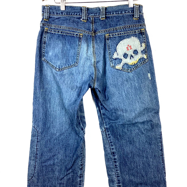Vintage Icon Strongram Denim Jean Size 32 Blue Baggy Y2K