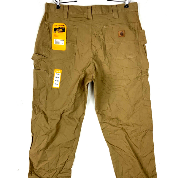 Carhartt Carpenter Canvas Workwear Pants Size 38x30 Brown New with tags