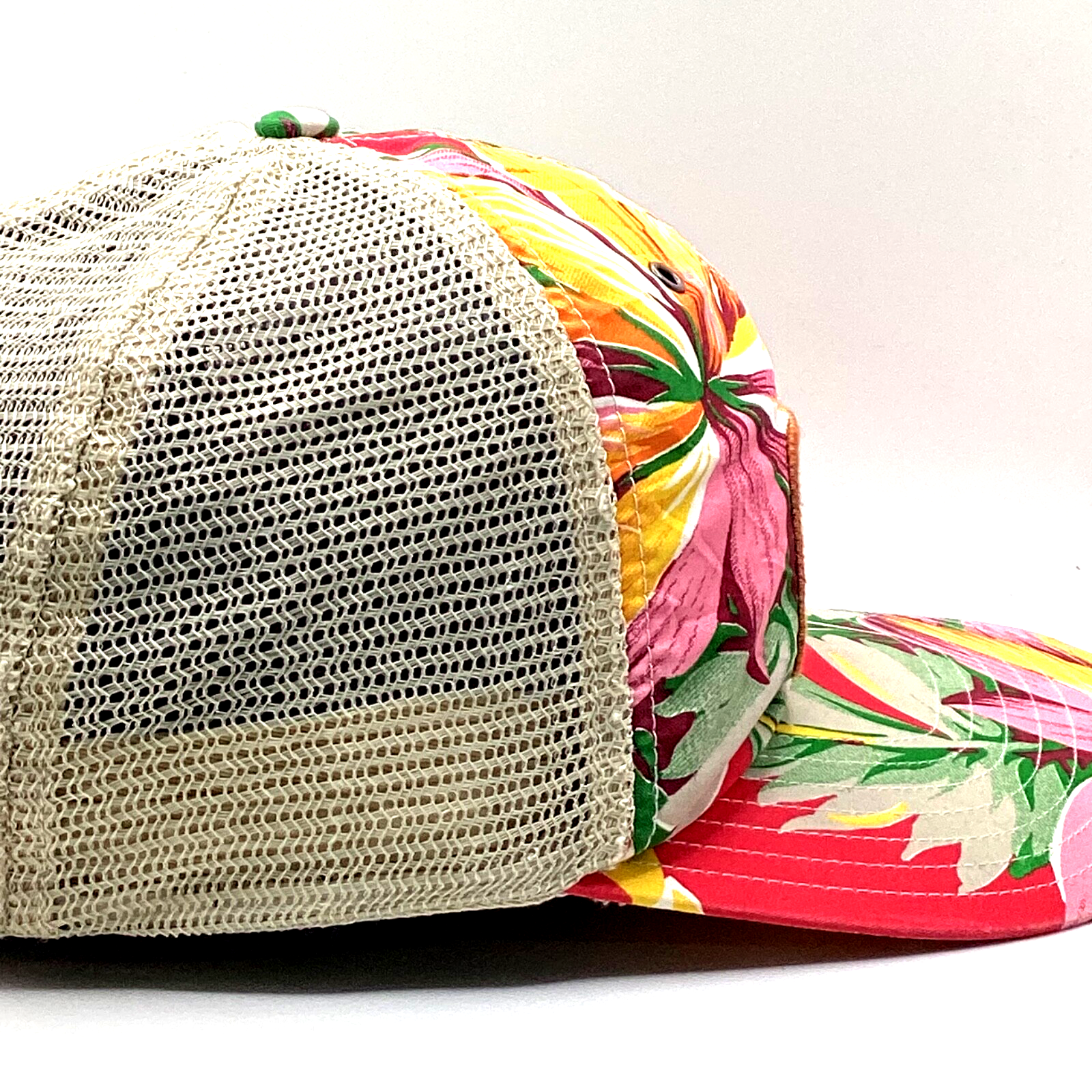 Polo Ralph Lauren Floral Mesh Hat Cap Adjustable Hawaiian