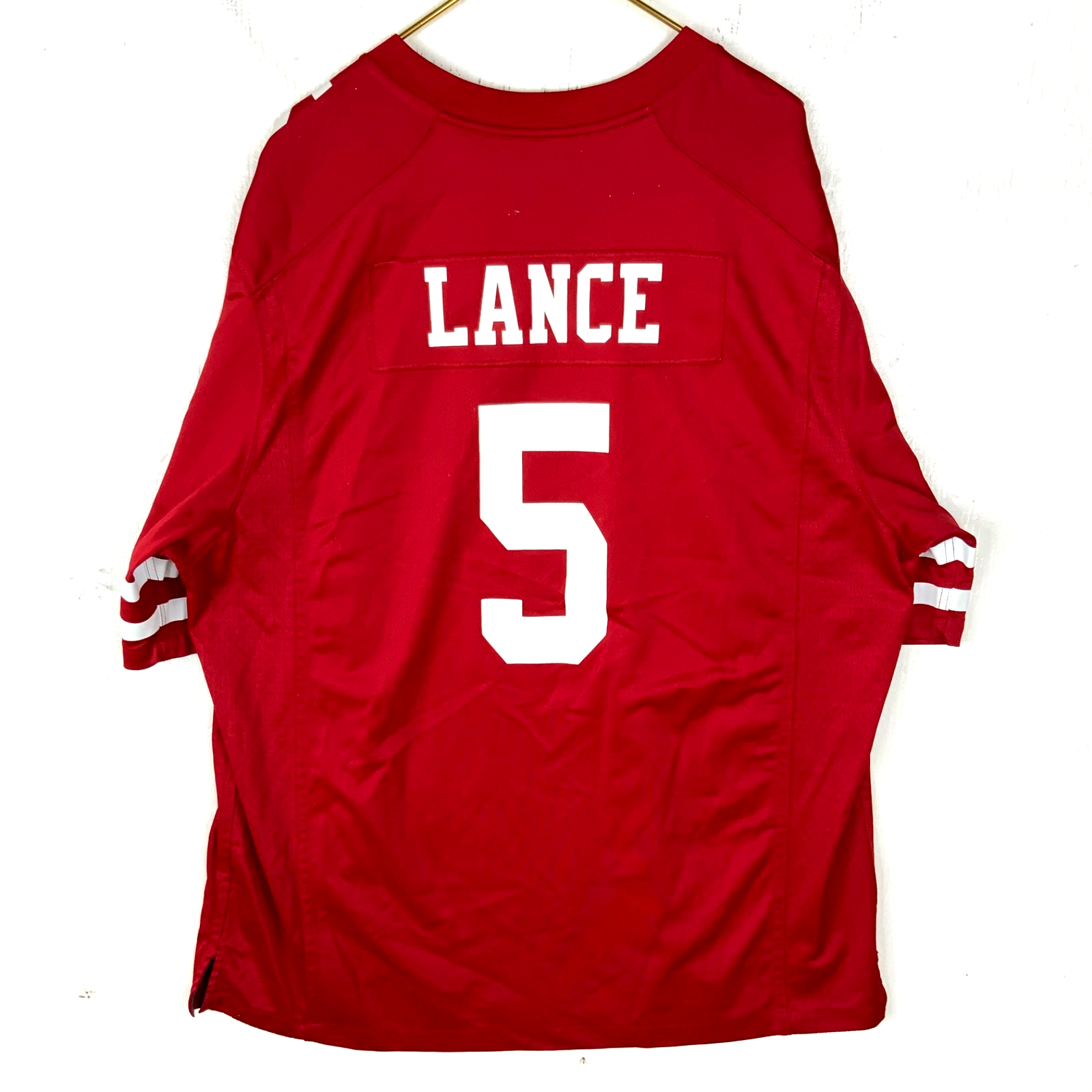 San Francisco 49ers Jersey 2XL Nike Trey Lance Red Nfl