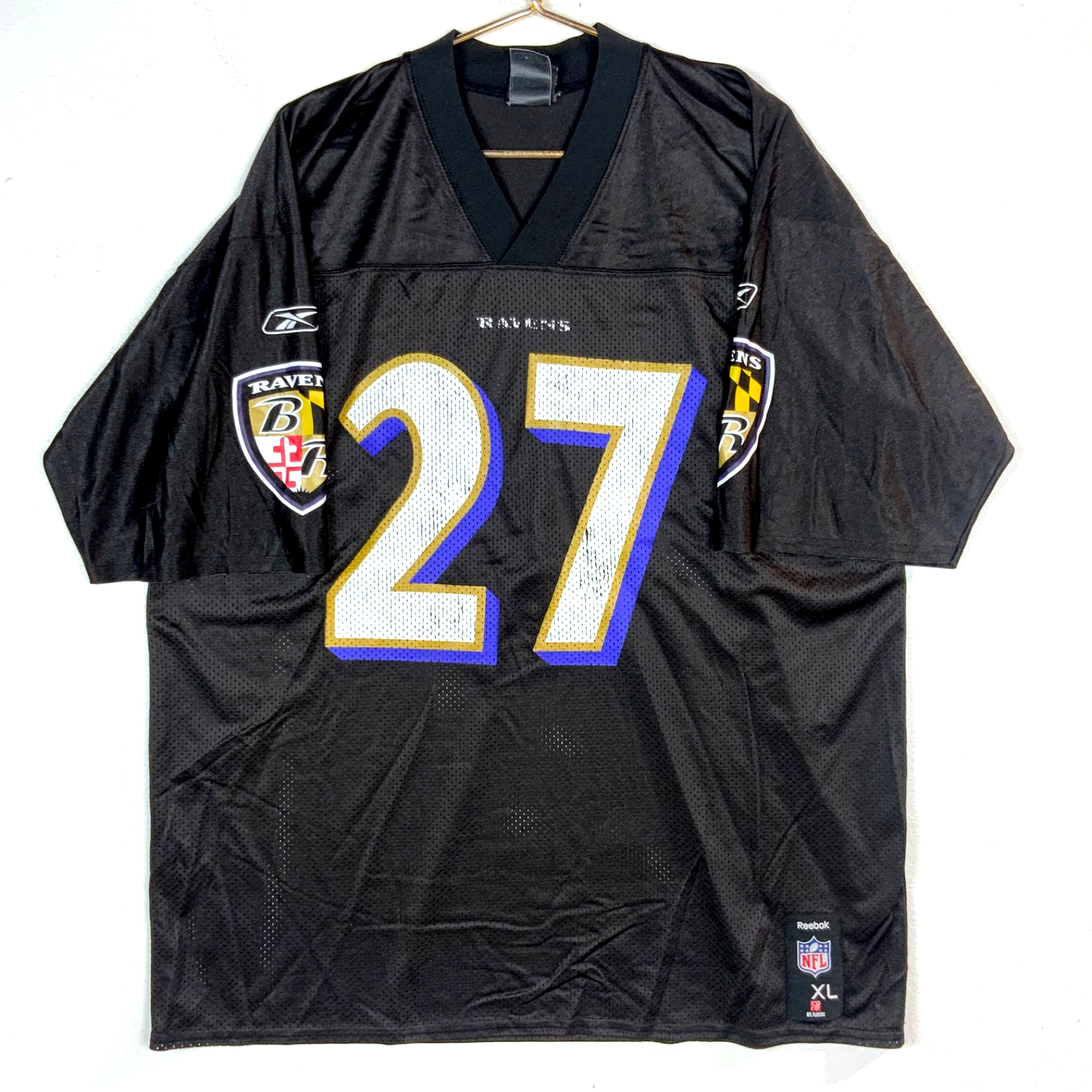 Baltimore Ravens Jersey XL Reebok Ray Rice Black Nfl