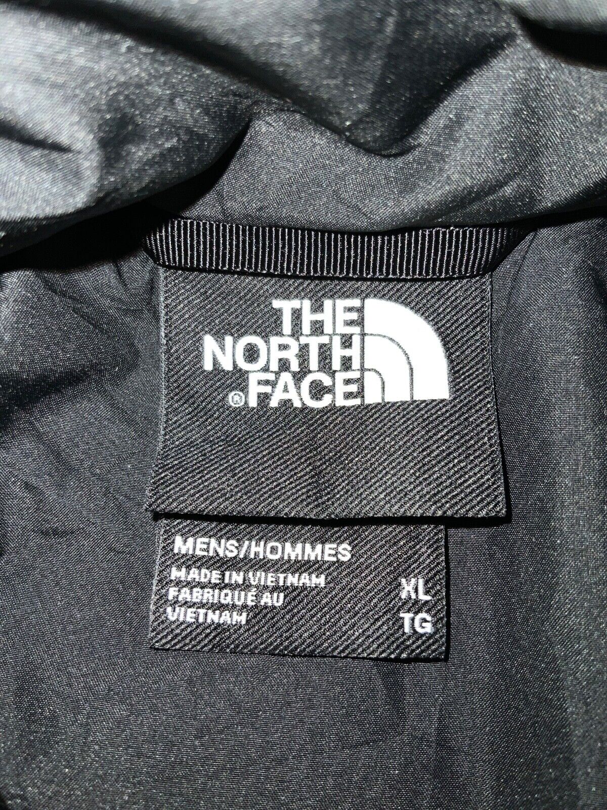 The North Face Light Puffer Jacket XL Gray Full Zip