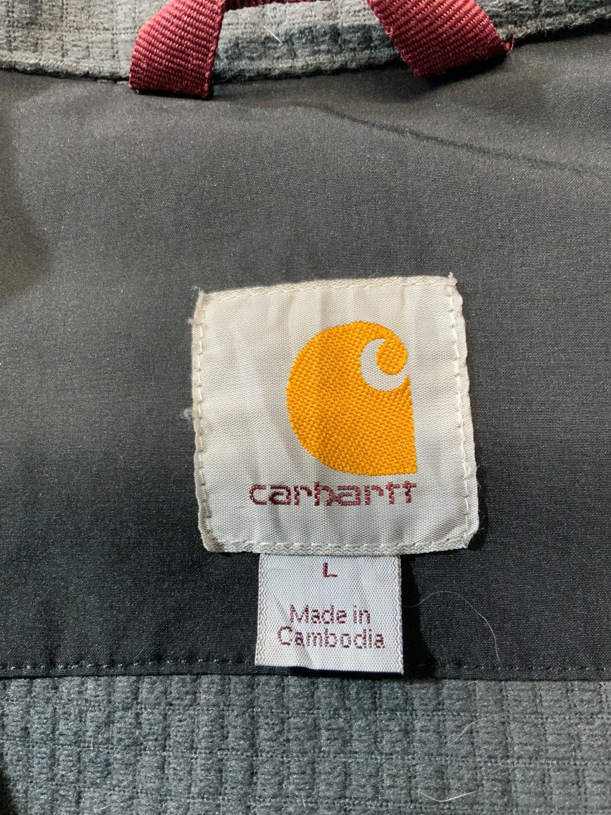 Carhartt Sandstone Jacket Large Black Full Zip