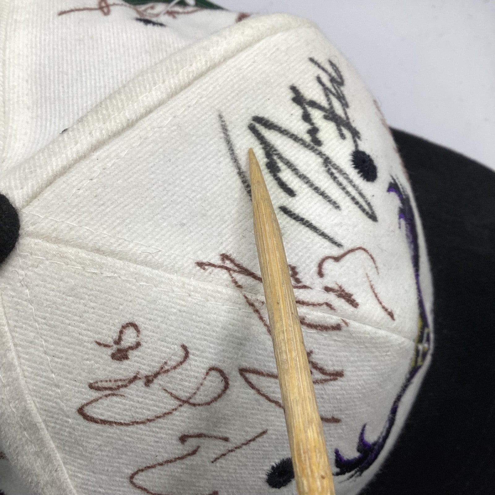 Vintage Starter Baltimore Ravens Autographed SnapBack Hat Cap Adjustable Nfl