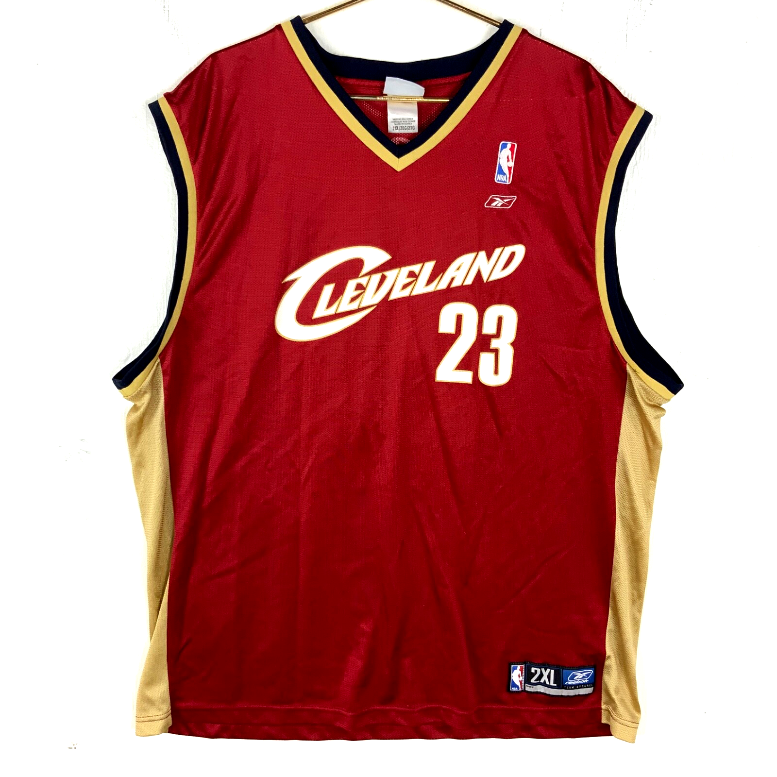 Cleveland Cavaliers Jersey 2XL Reebok LeBron James Red Nba
