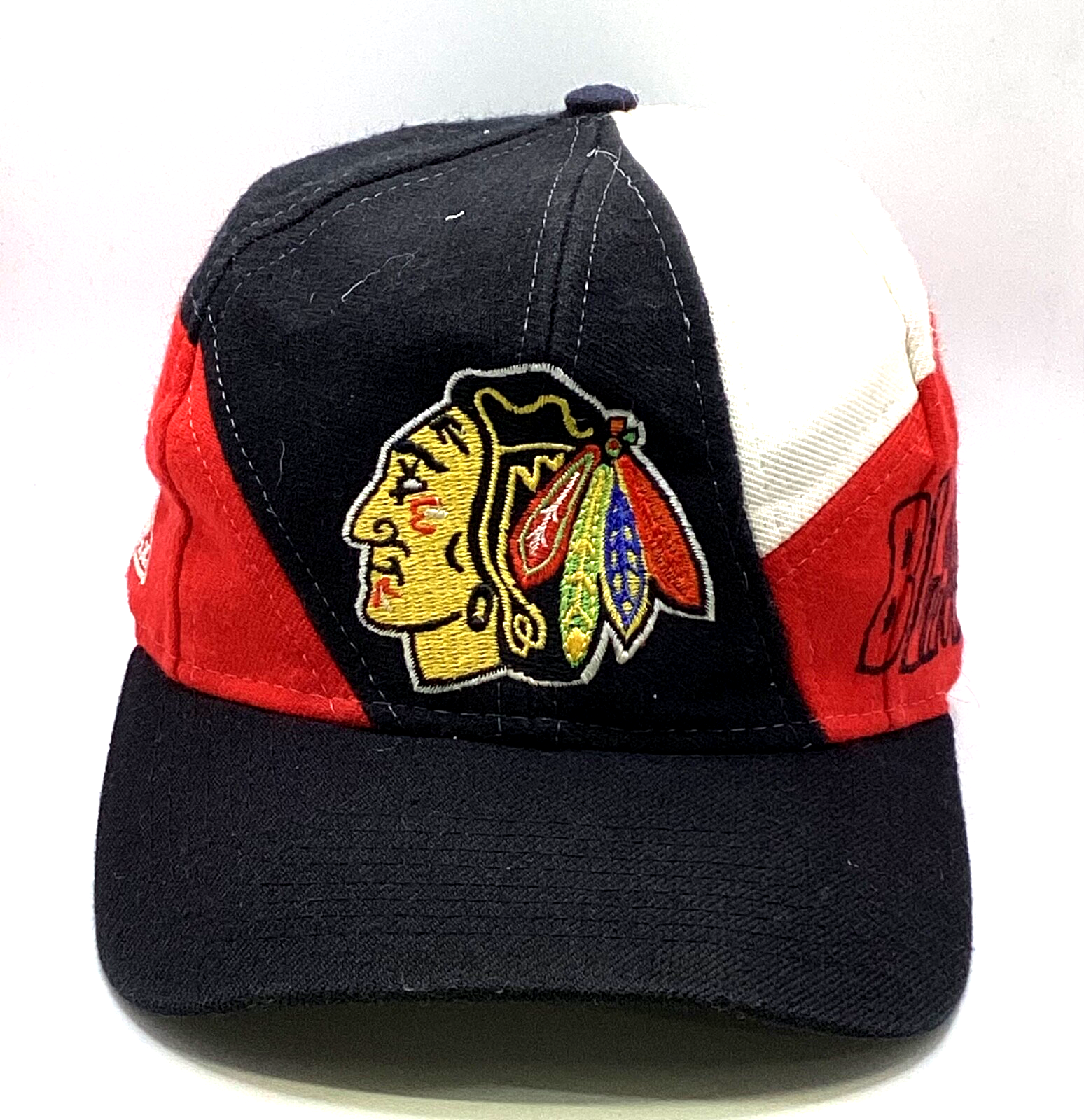 Vintage Chicago Blackhawks Apex One SnapBack Hat Cap Adjustable Nhl