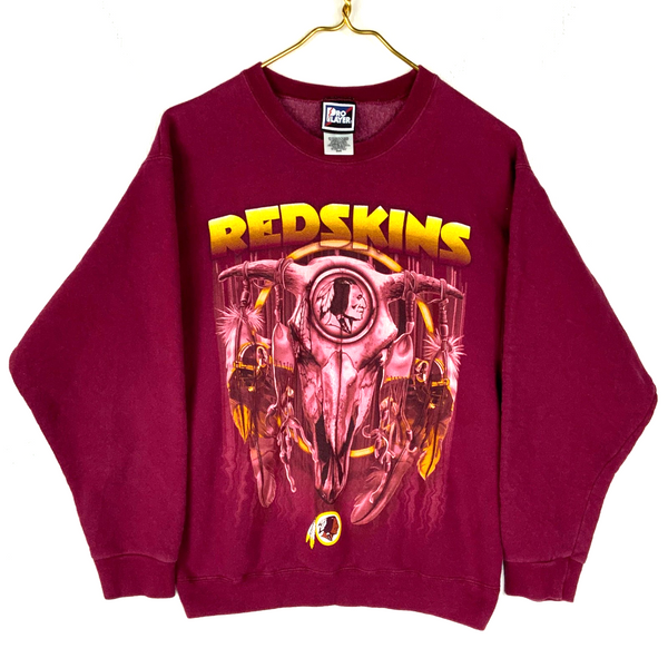 Vintage Washington Redskins Sweatshirt Medium Red Nfl Football Pro Player