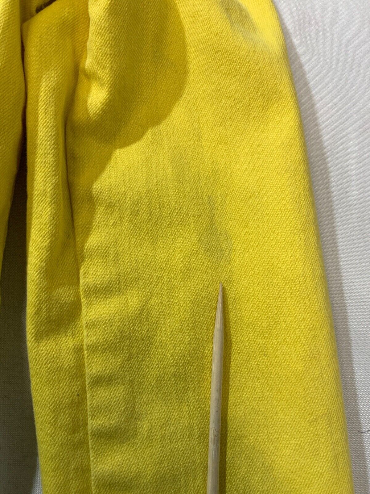 Vintage Lauren Jeans Co. Women's Denim Jean Jacket Small Yellow Full Zip 90s