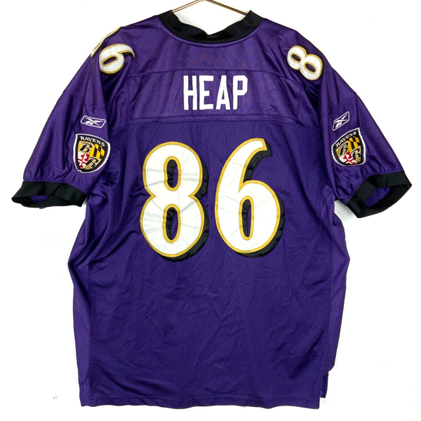 Baltimore Ravens Reebok Jersey Size 56 Purple Nfl Todd Heap