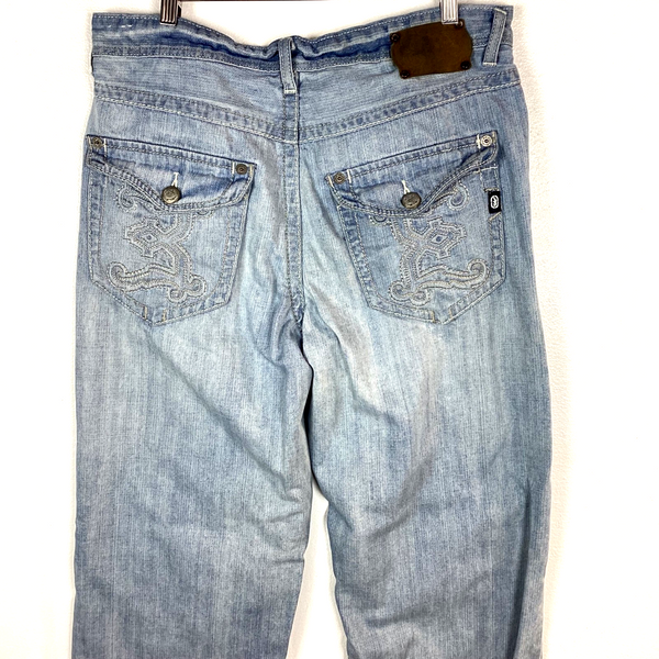 Vintage Ecko Unlimited Denim Jean Size 36 Blue Baggy Y2K