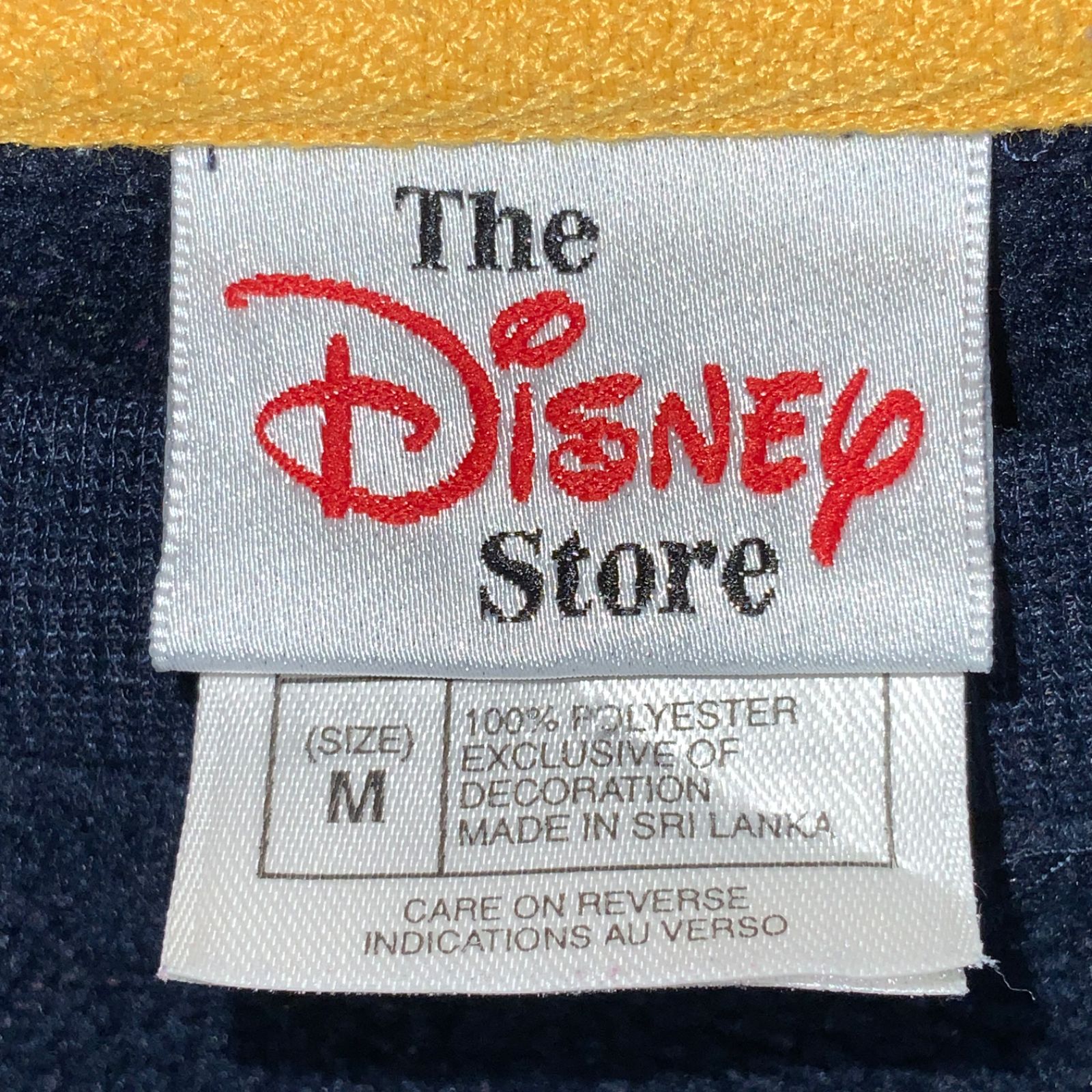 Vintage Lady And The Tramp Disney Fleece Sweater Jacket Medium Blue Movie
