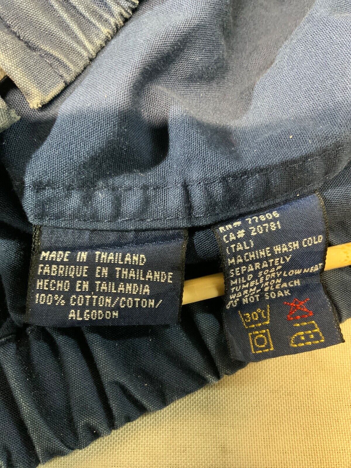Vintage Tommy Hilfiger Harrington Jacket XL Blue Full Zip 90s