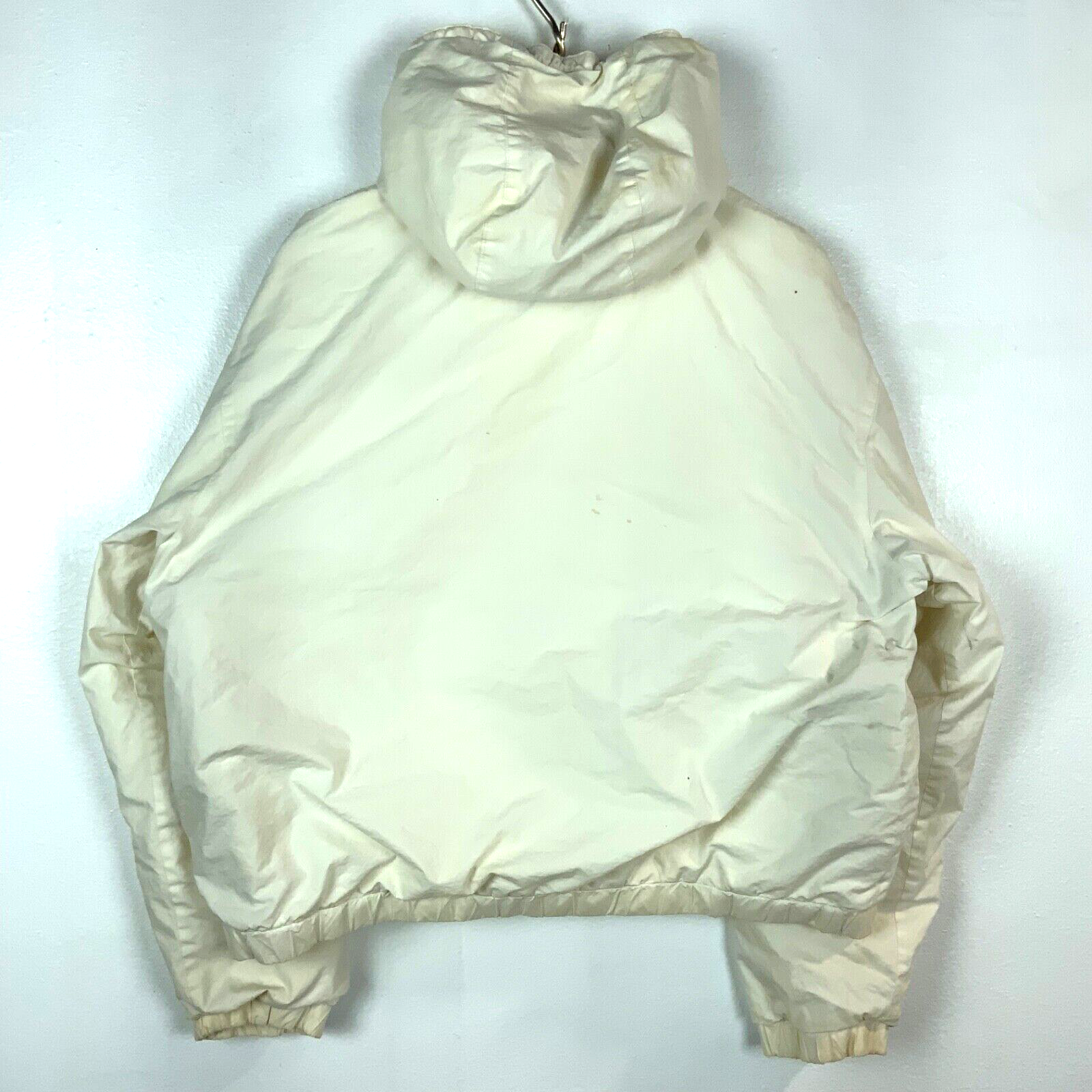 Vintage Polo Ralph Lauren Women's Harrington Jacket Large White Full Zip Lined