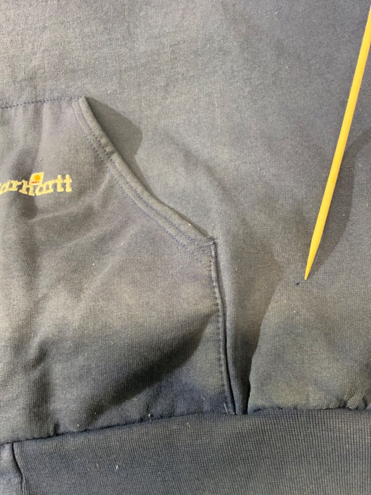 Vintage Carhartt Active Lined Sweatshirt Hoodie Jacket XL Blue Full Zip Workwear