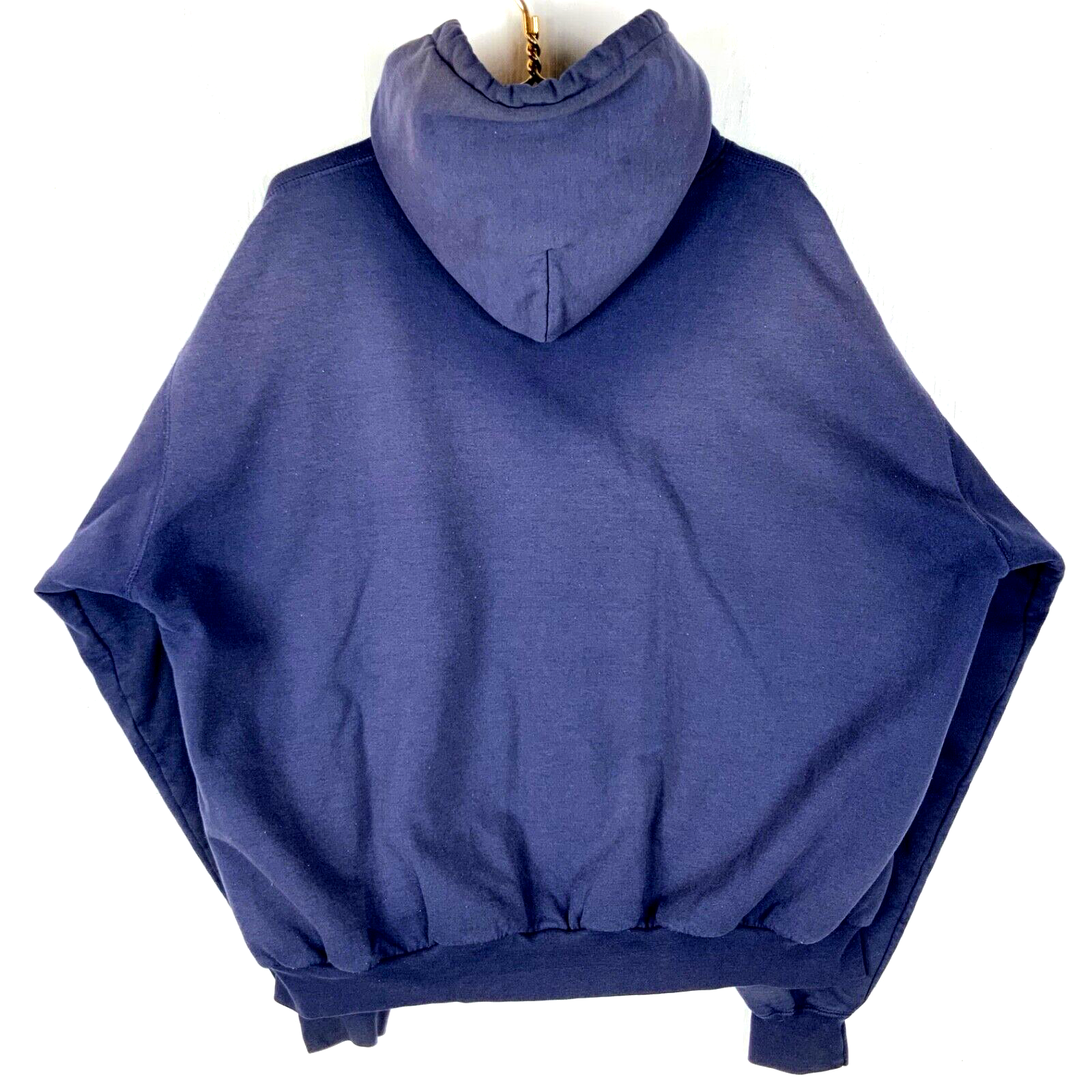 Vintage Carhartt Active Lined Sweatshirt Hoodie Jacket XL Blue Full Zip Workwear