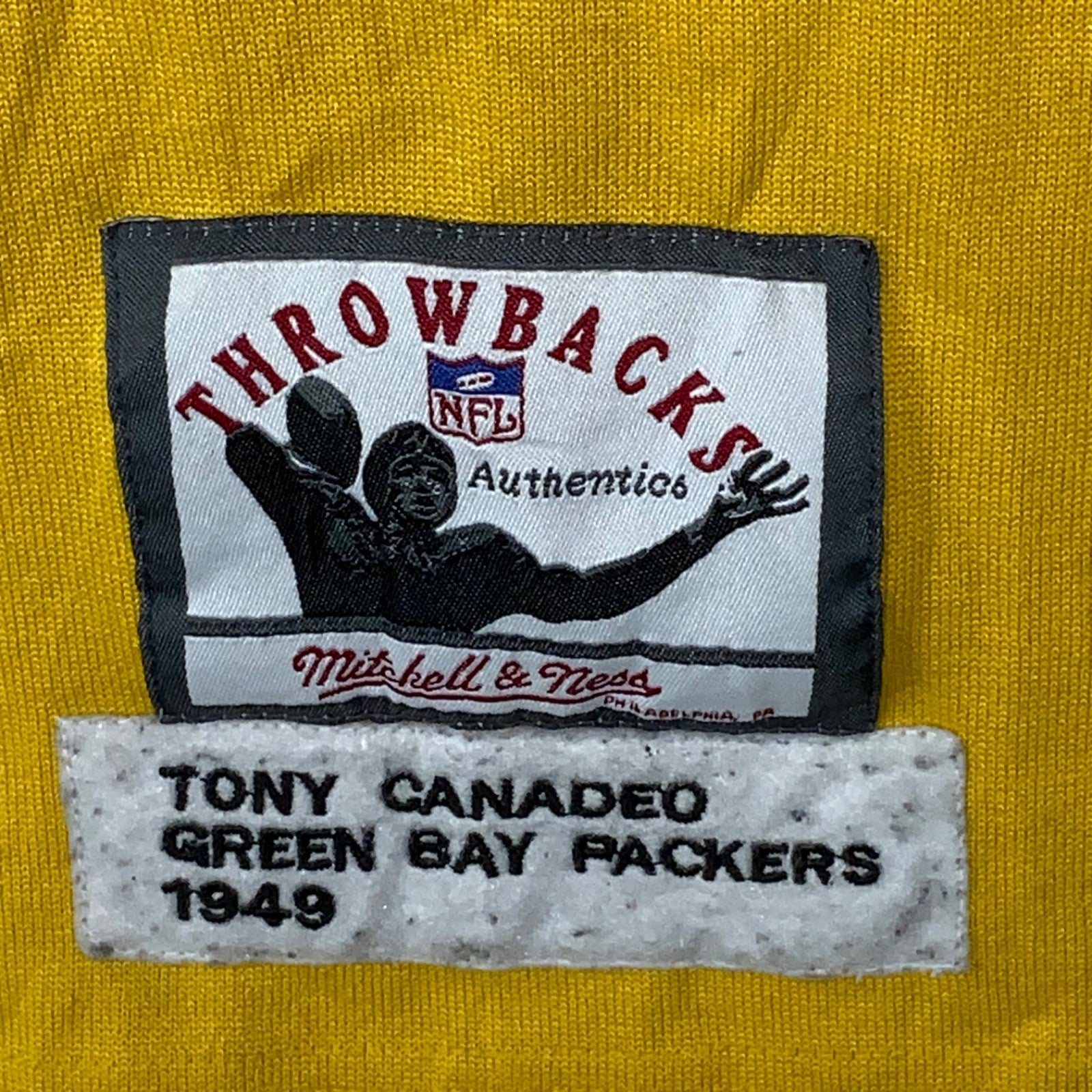 Vintage Green Bay Packers Jersey 3XL Mitchell&Ness Nfl Authentics Tony Canadeo