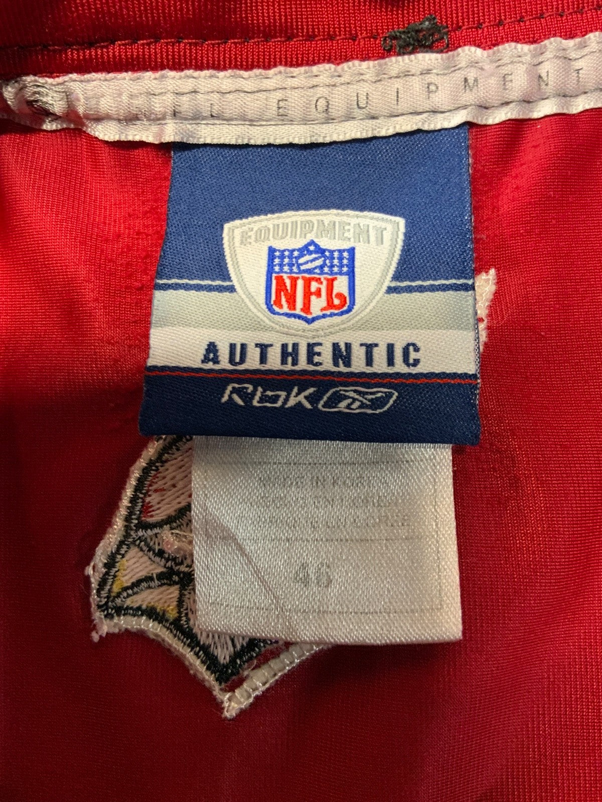 Arizona Cardinals Authentic Jersey Size 48 Reebok Larry Fitzgerald Red Nfl