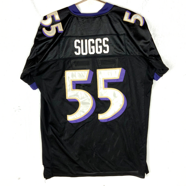 Baltimore Ravens Jersey Size 50 Reebok Terrell Suggs Black Nfl