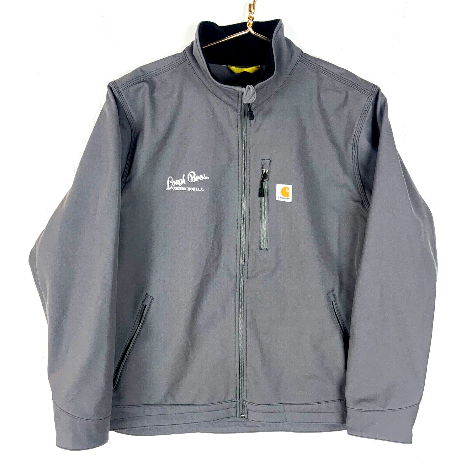 Carhartt Denwood Jacket XL Gray Full Zip Lined Workwear Softshell
