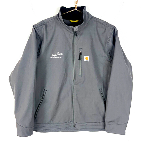 Carhartt Denwood Jacket XL Gray Full Zip Lined Workwear Softshell