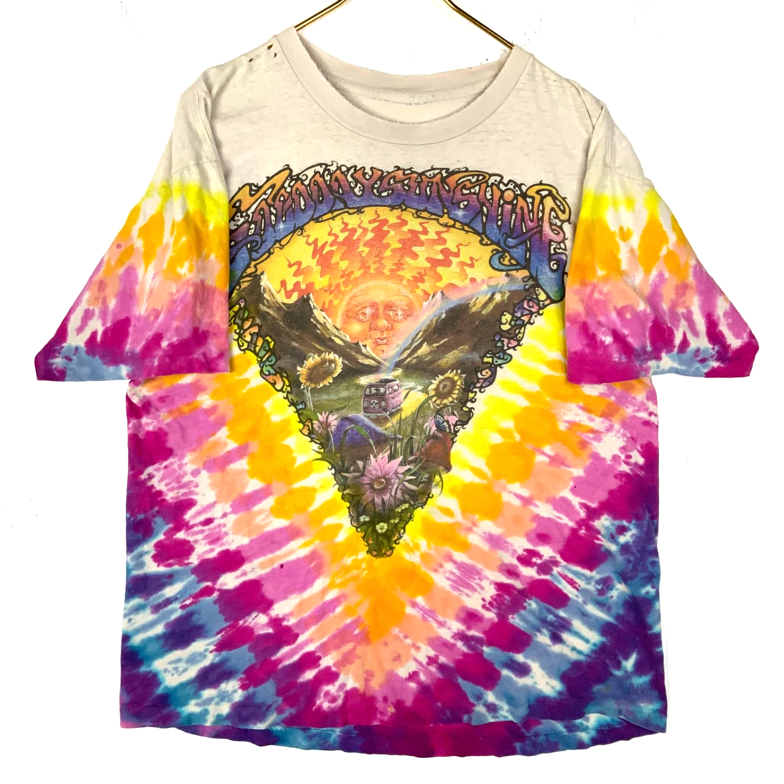 Vintage The Grateful Dead T-Shirt Large Tie-Dye Good Day Sunshine 90s