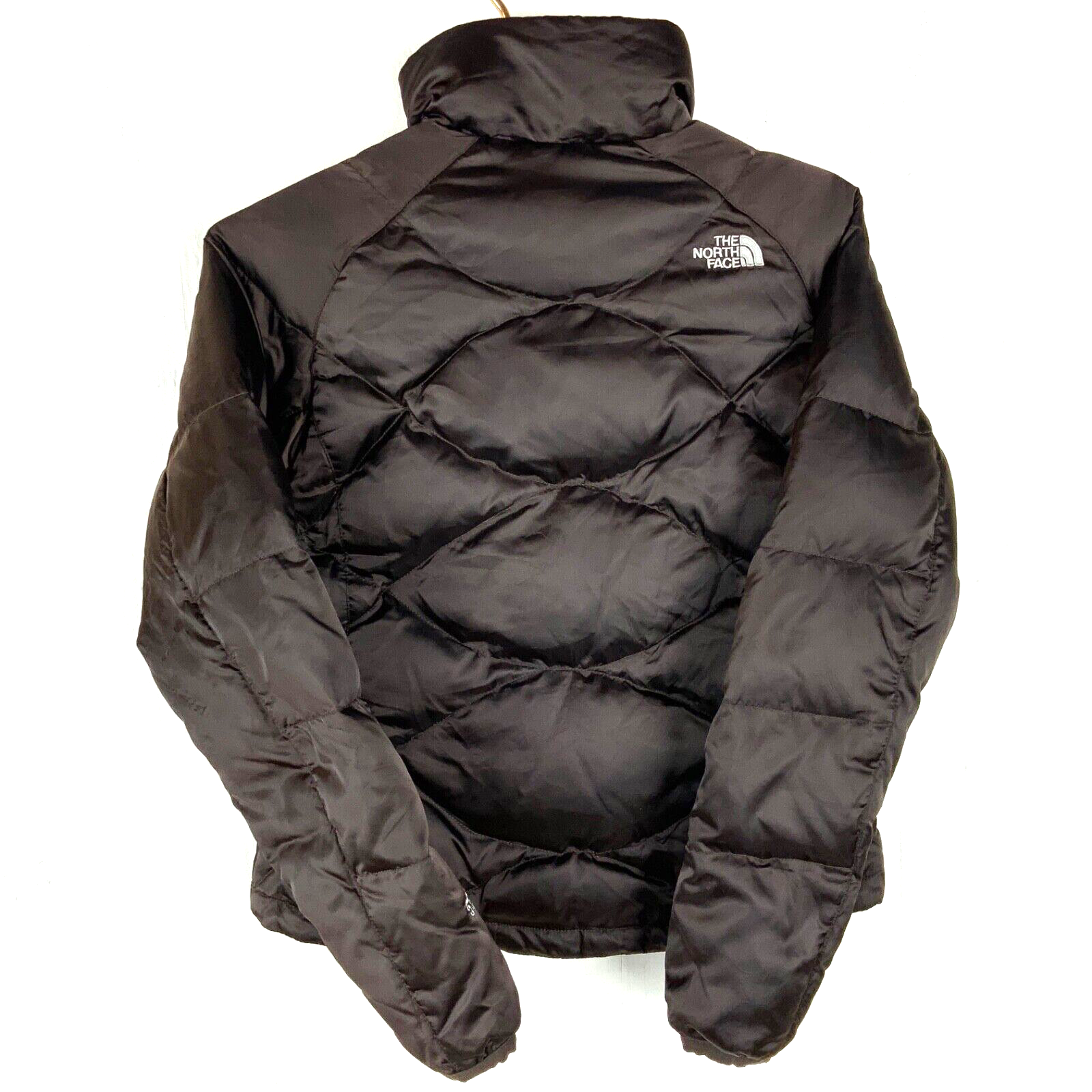 The North Face Women's Alis 550 Down Puffer Jacket Size XS Brown Full Zip