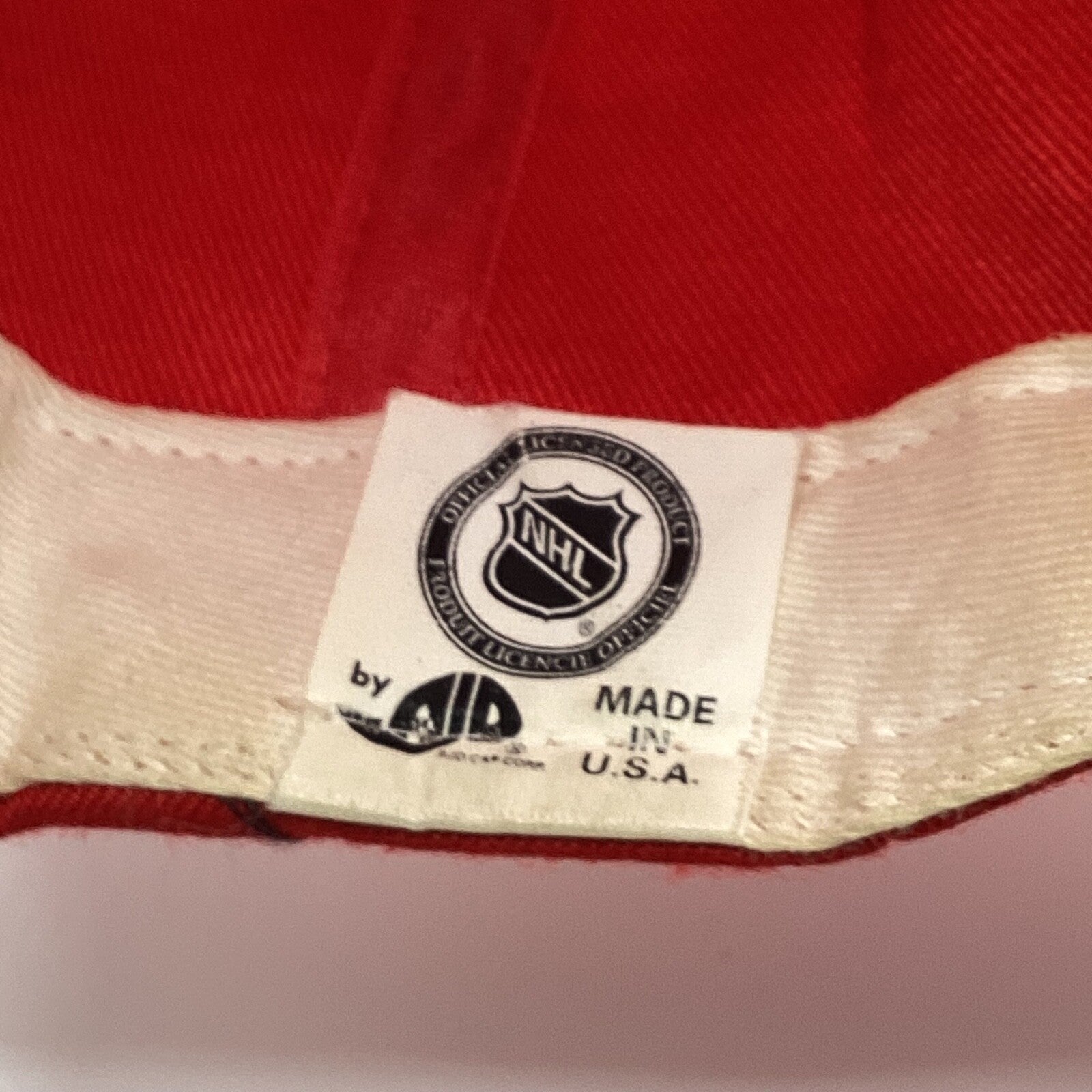 Vintage Washington Capitals SnapBack Hat Cap Adjustable Nhl Made In Usa