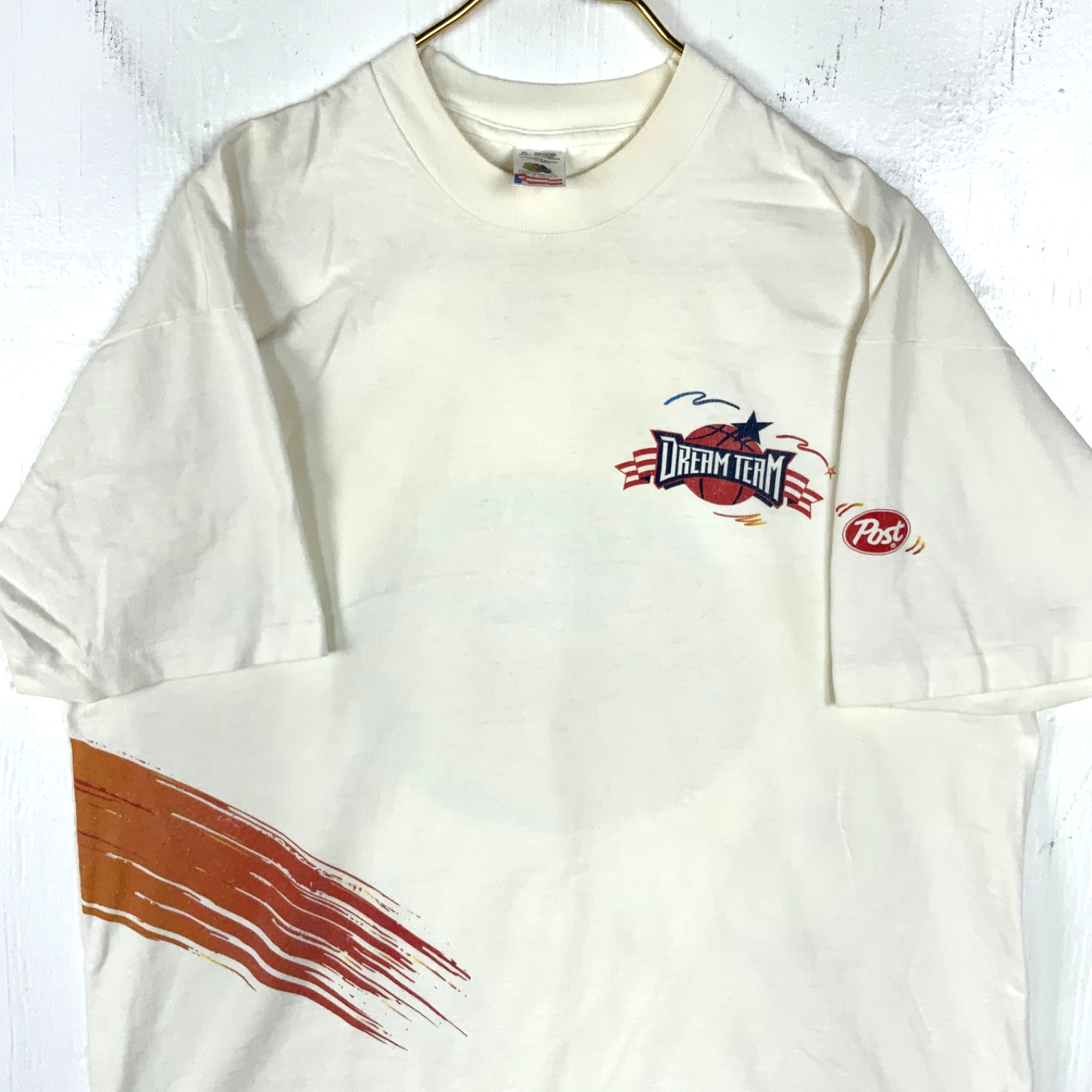 Vintage Usa Basketball Dream Team T-Shirt XL White Single Stitch Olympics 1990s