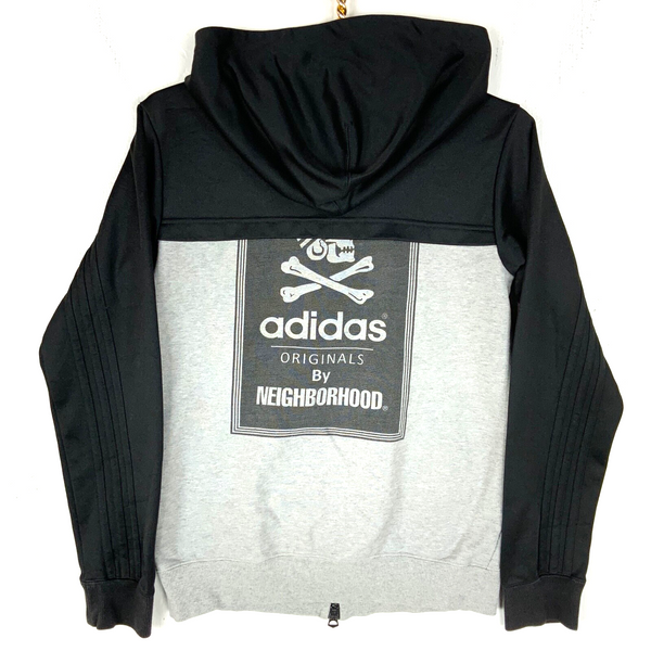 Adidas Originals By Neighborhood Sweatshirt Hoodie Size XS Gray Full Zip