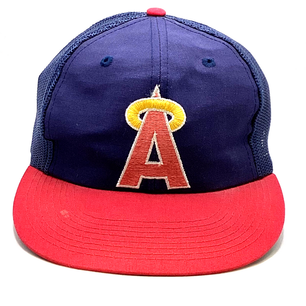Vintage California Angels Snapback Trucker Hat Cap Adjustable Mlb 80s