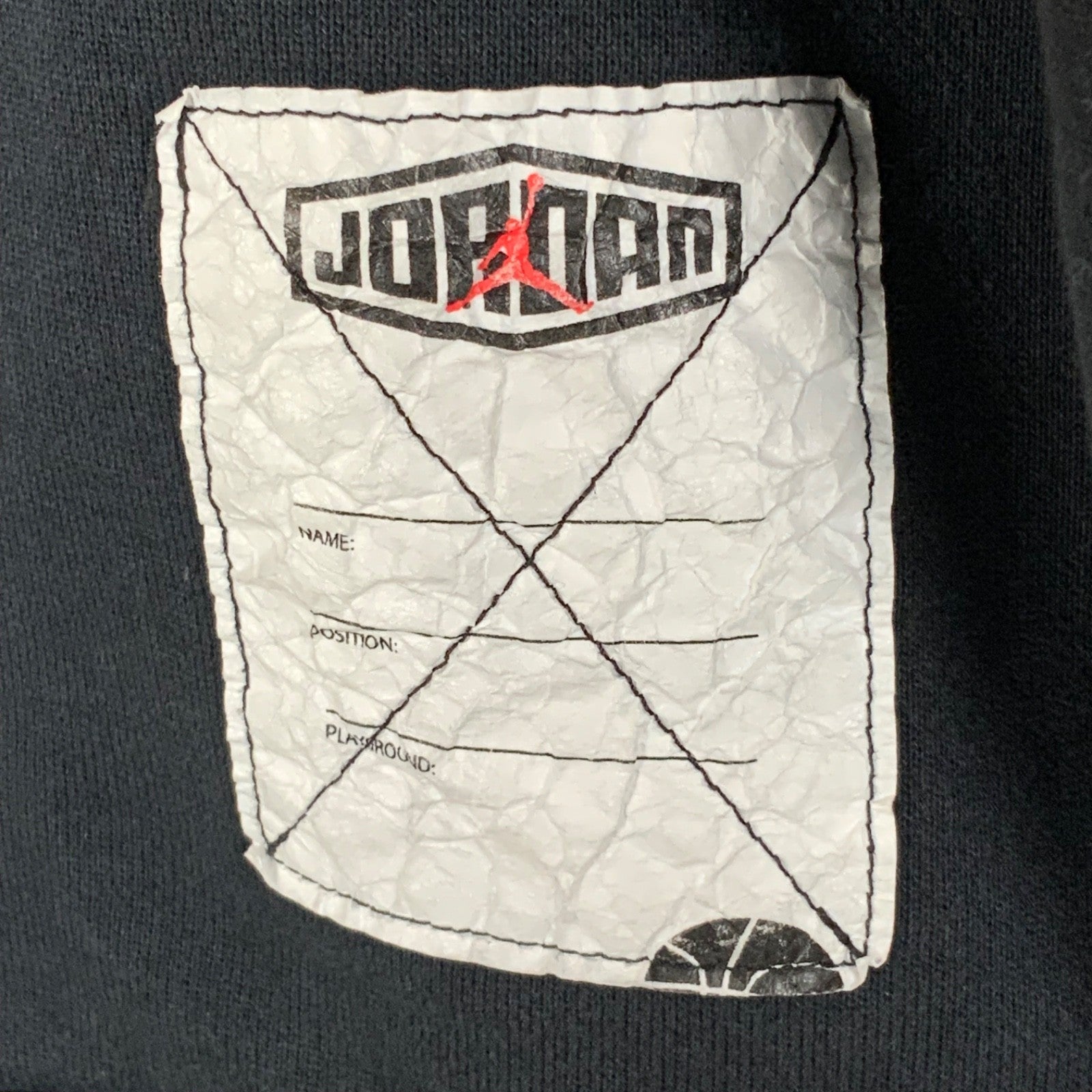 Air Jordan Sweatshirt Crewneck Large Black Michael Jordan Y2K Basketball