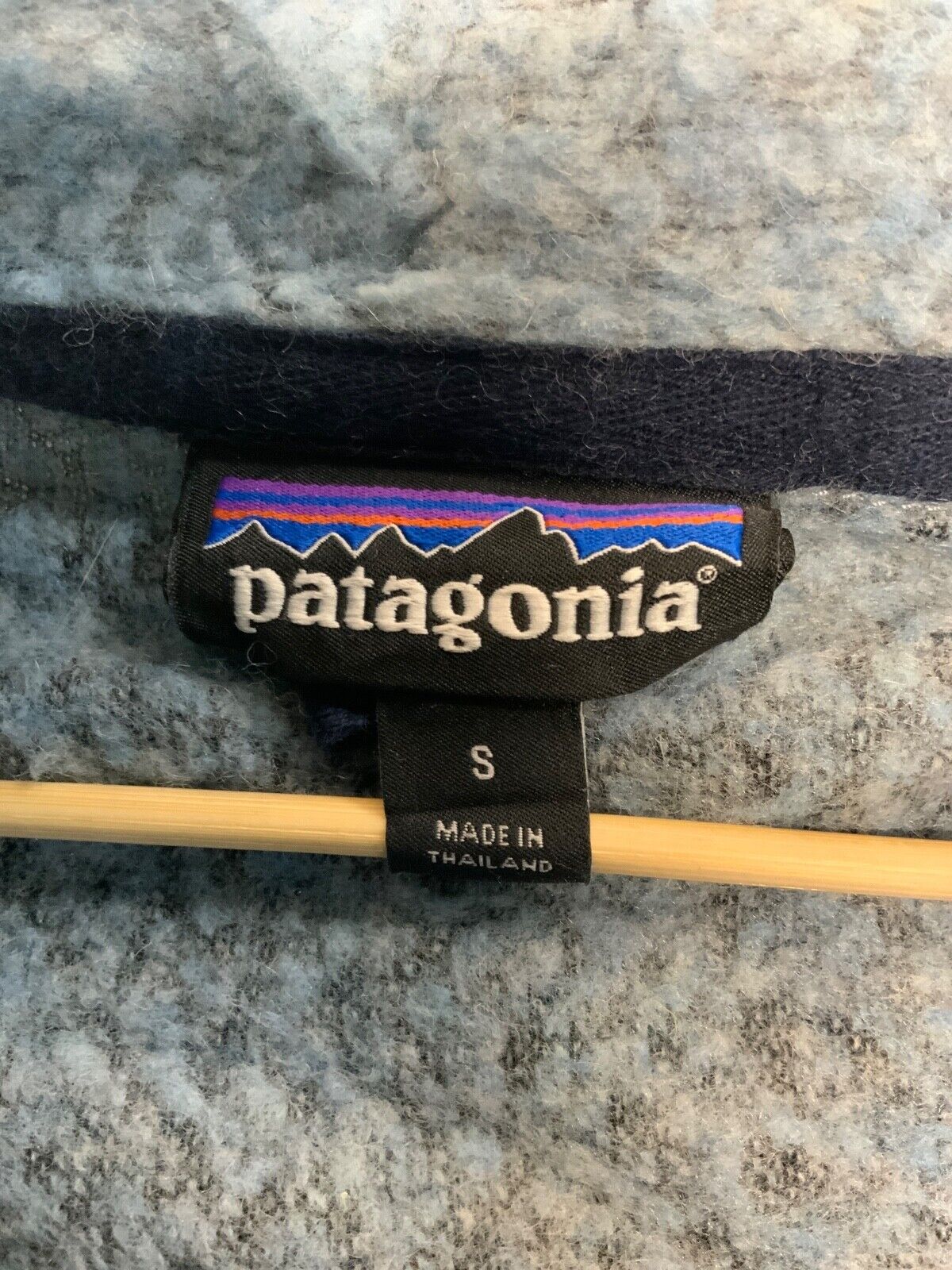 Patagonia Woolyester Fleece Sweater Jacket Women’s Small Blue Full Zip