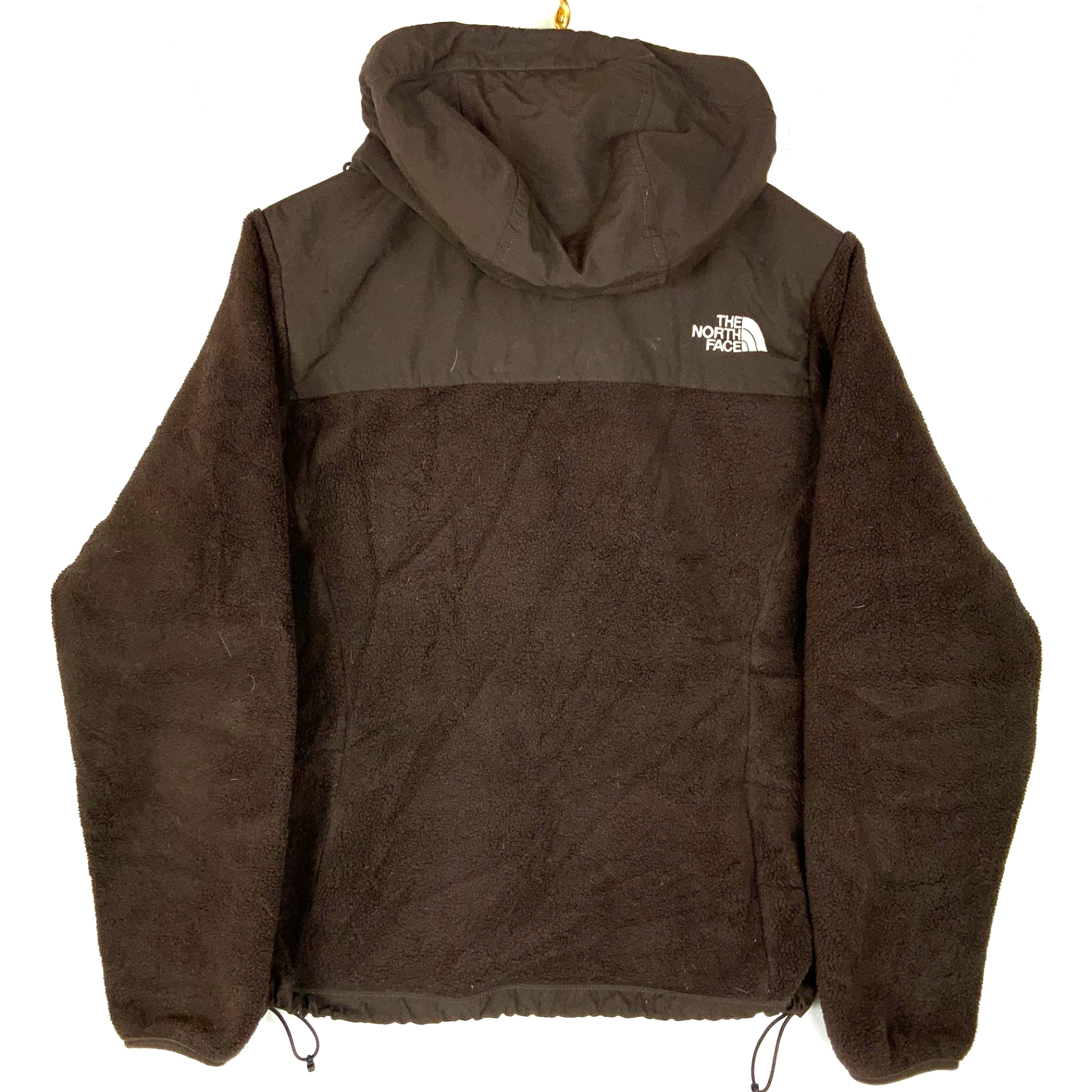 The North Face Denali Fleece Sweater Jacket Women's Small Brown Full Zip Hooded