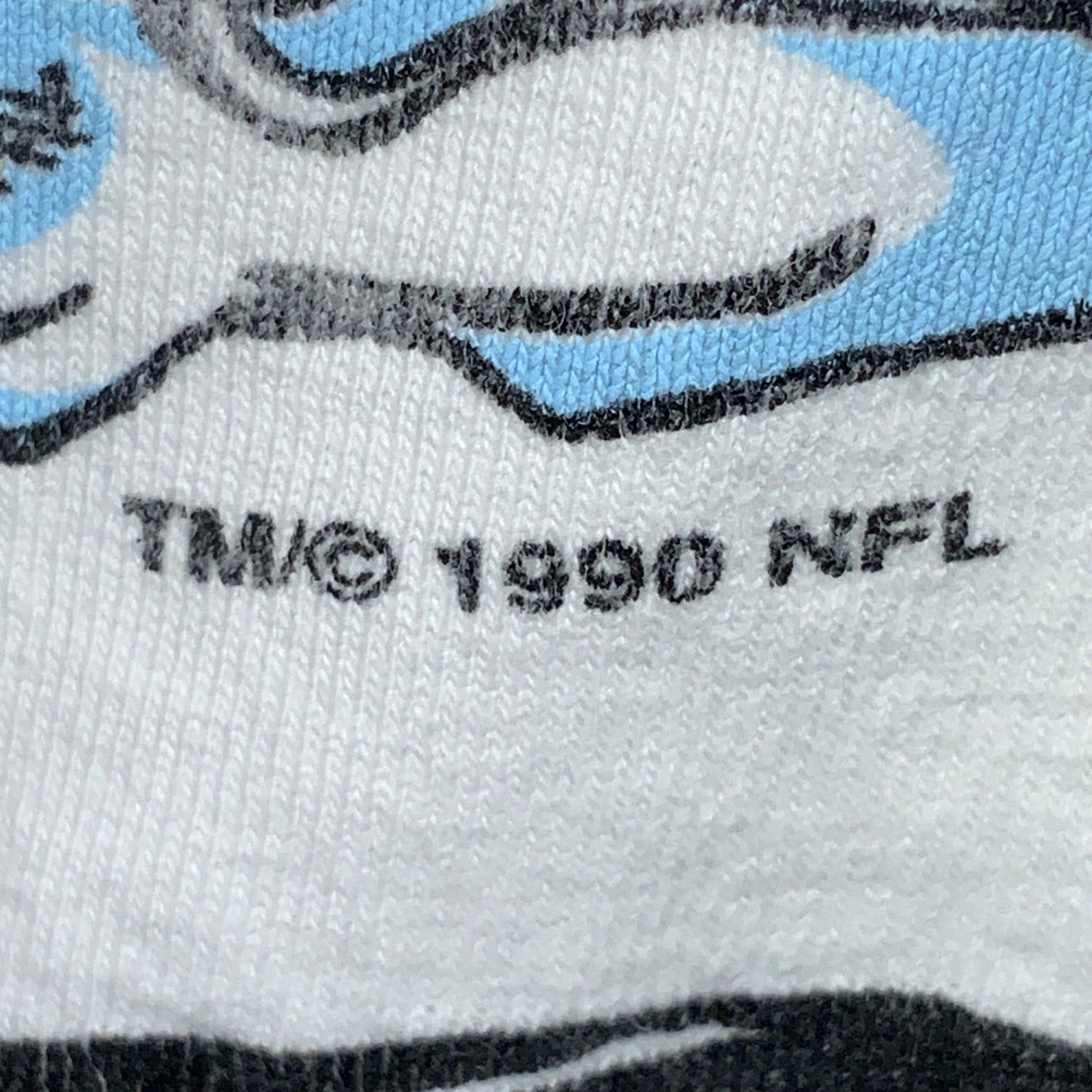 Vintage Chicago Bears T-Shirt Medium White Single Stitch 1990 Nfl Football Dawgs