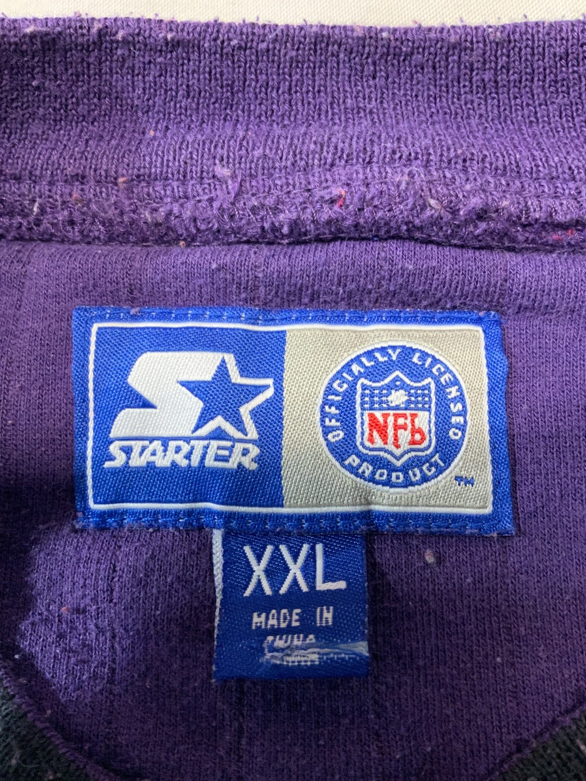 Vintage Baltimore Ravens Starter Sweatshirt 2XL Purple Nfl 90s Football