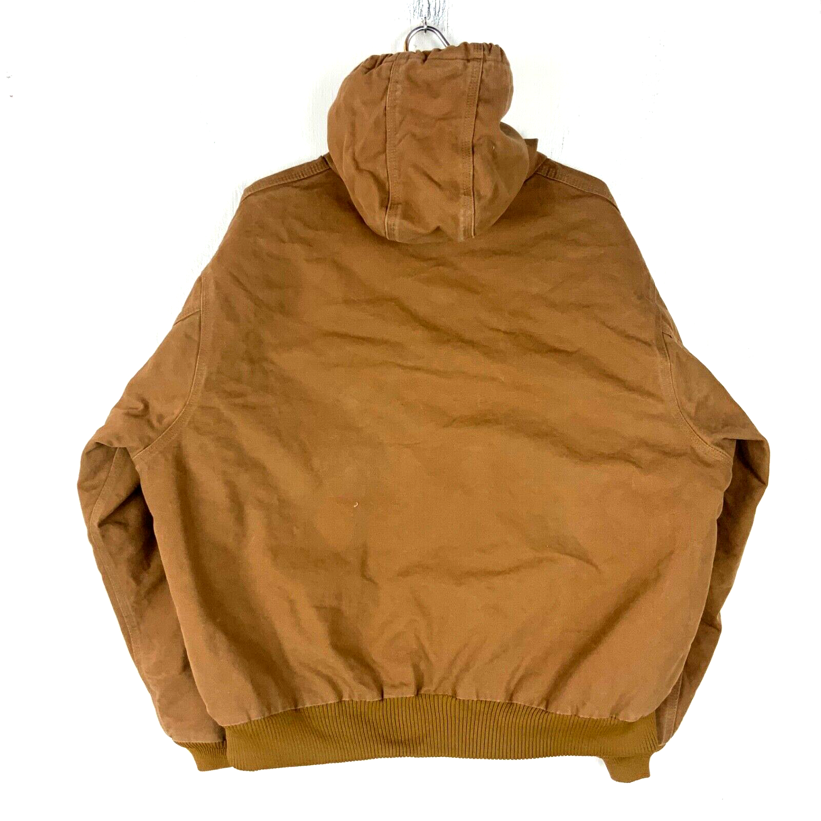 Carhartt Duck Jacket 2XL Brown Full Zip Quilt Lined Workwear