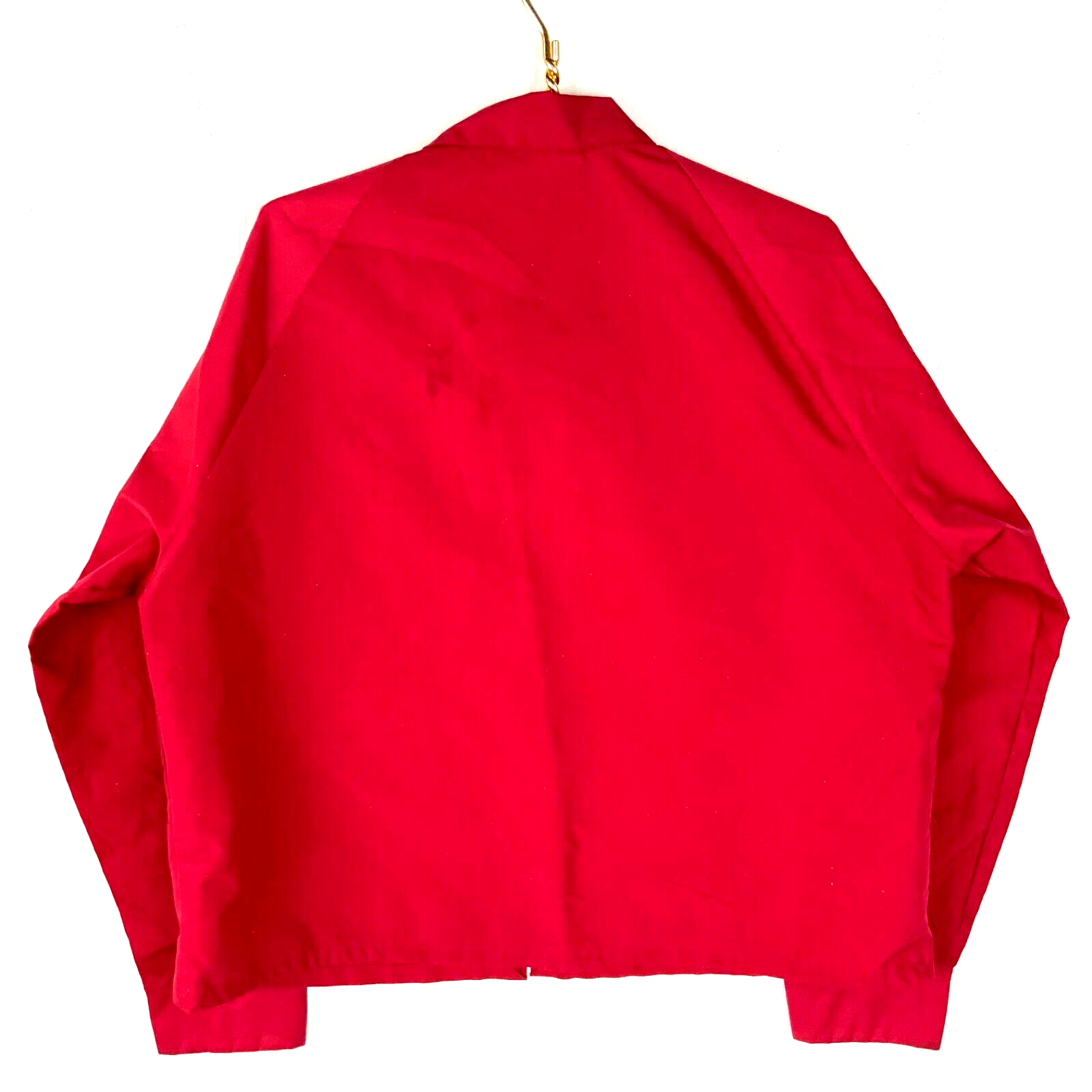 Vintage 1970s Harrington Jacket XL Red Full Zip Made In Usa Tamarack 70s